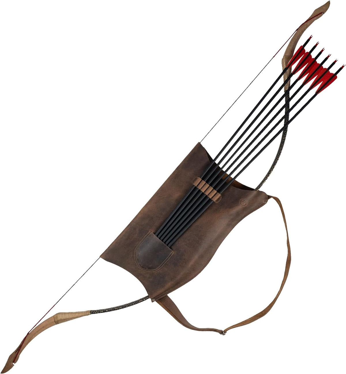 Archery Bow Carrier with Arrow Slots