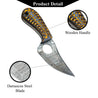 Custom Handmade Damascus Steel Hunting knife