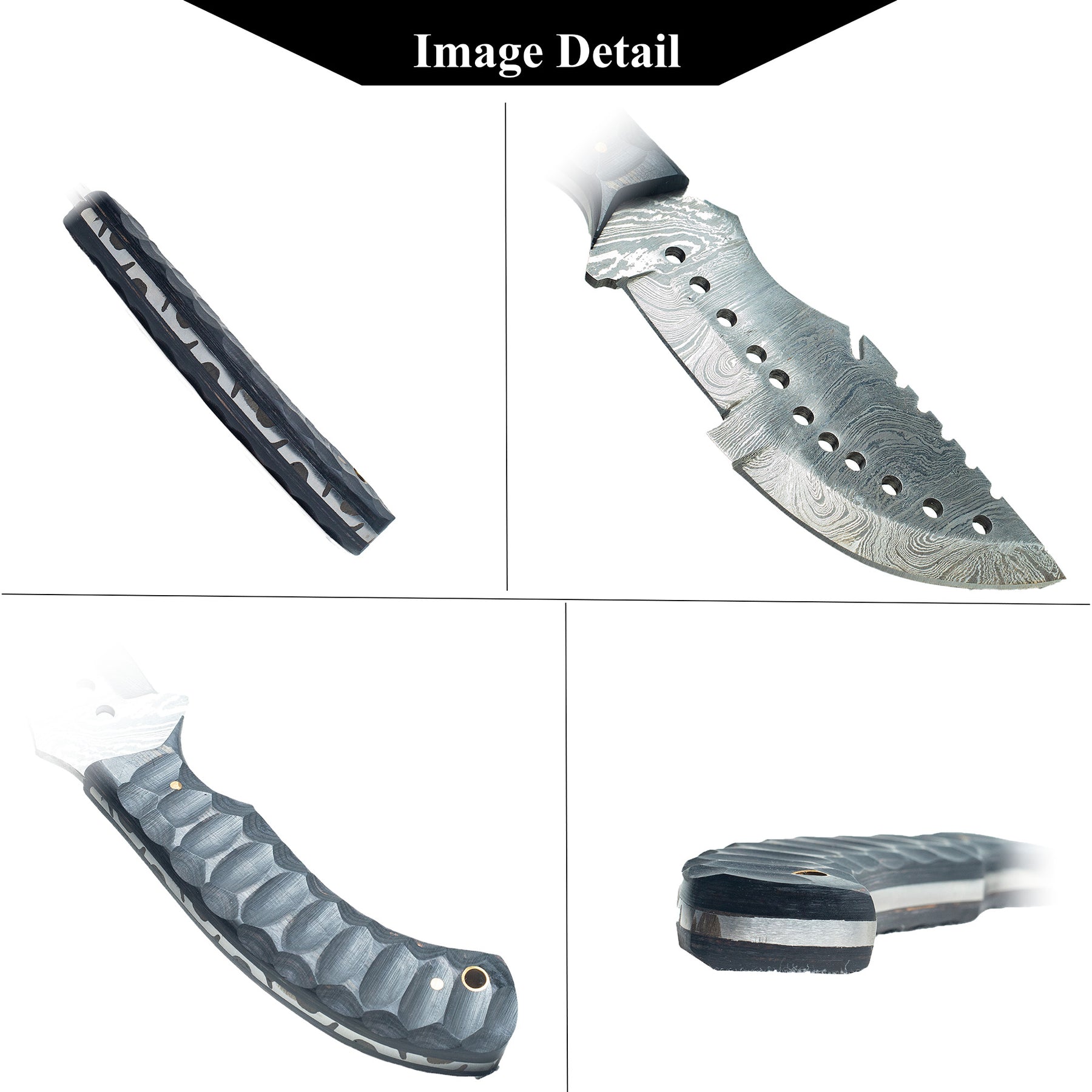 Custom Handmade Damascus Steel Hunting knife - Hand Forged Camping Knife - Gift For Him (Copy)