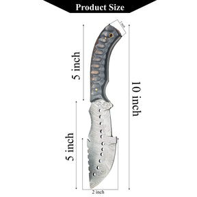 Custom Handmade Damascus Steel Hunting knife - Hand Forged Camping Knife - Gift For Him (Copy)
