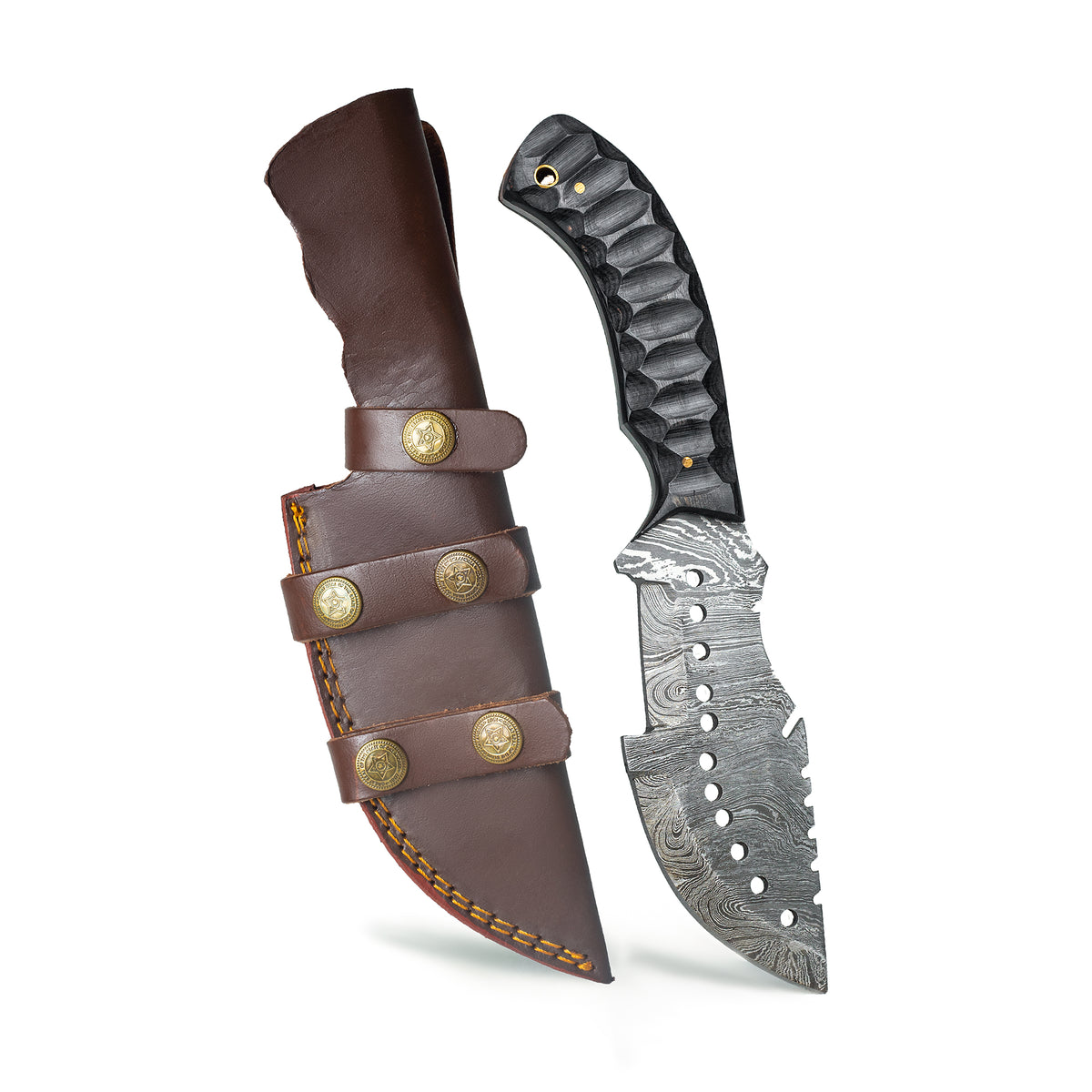 Custom Handmade Damascus Steel Hunting knife - Hand Forged Camping Knife - Gift For Him (Copy)