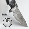 3Pcs Custom Handmade Damascus Steel Hunting knife - Hand Forged Camping Knife - Gift For Him