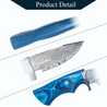 Custom Handmade Damascus Steel Hunting knife - Hand Forged Camping Knife - Gift For Him.