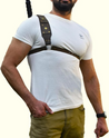 Medieval Authantic Leather Back Sword Shoulder Frog